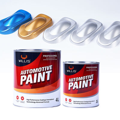 High Quality 1K Silver Metallic Car Paint Clear Coat Acrylic Resin Body Filler and Thinner for Car Body Repair &car Repair Paint