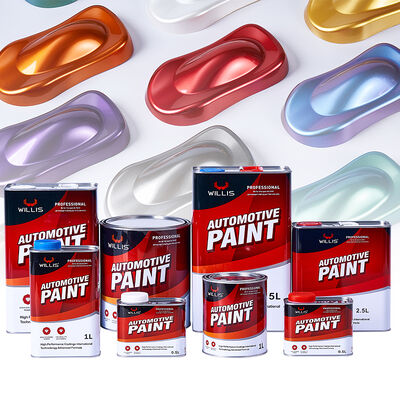 High Quality 1K Silver Metallic Car Paint Clear Coat Acrylic Resin Body Filler and Thinner for Car Body Repair &car Repair Paint