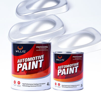 High Quality 1K Silver Metallic Car Paint Clear Coat Acrylic Resin Body Filler and Thinner for Car Body Repair &car Repair Paint