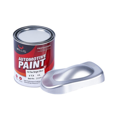 Silver Car Paint Metallic Body Paint with Standard Car Paint Thinner Liquid Acrylic Coating for Car Painting