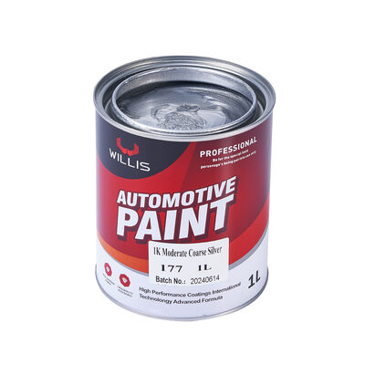 Moderate Coarse 1K Acrylic Silver Resin Liquid Coating Automotive Thinner for Spray Car Paint Mixing Machine Compatible
