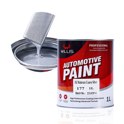 Moderate Coarse 1K Acrylic Silver Resin Liquid Coating Automotive Thinner for Spray Car Paint Mixing Machine Compatible