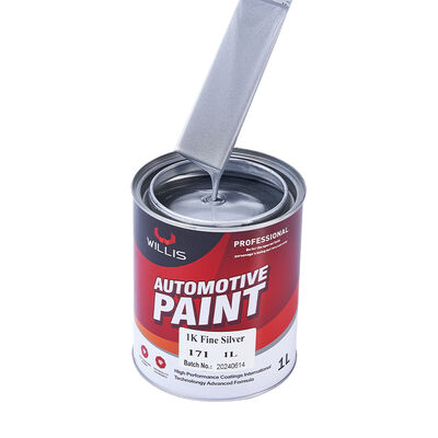 High Quality 1K Silver Multicolor Automotive Spray Paint Fine Silver Car Paint with Automotive Thinner Coating & Paint