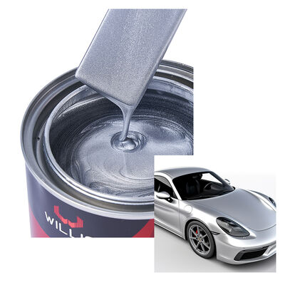 1K Factory Supplied Automotive Paint Coating Spray Multicolor Mixed Paint Automotive Thinner Including 1K Metallic Silver