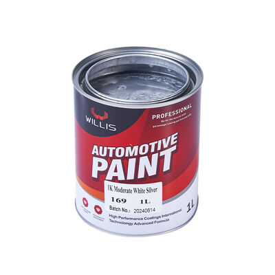 1K Factory Supplied Automotive Paint Coating Spray Multicolor Mixed Paint Automotive Thinner Including 1K Metallic Silver