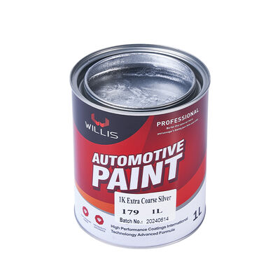Factory Supplied Extra Coarse Silver Liquid Coating Automotive Clear Coat Thinner Hardener for Car Repair Paint Auto Paint