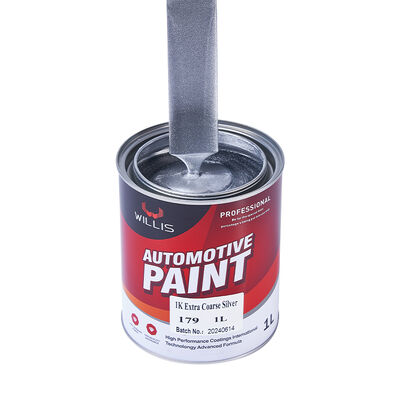 Factory Supplied Extra Coarse Silver Liquid Coating Automotive Clear Coat Thinner Hardener for Car Repair Paint Auto Paint