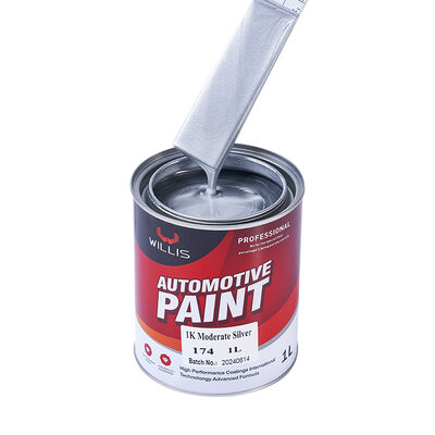 1K Moderate Silver Powder Coat Mixed Acrylic Resin Liquid Auto Paint Car Paint Thinner Spray for Car Coating