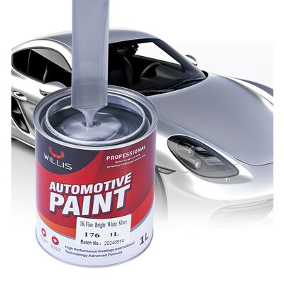 High Quality 1K Fine Bright White Silver Coating Ultra-Low Price Medium Brightness Strong Adhesion OEM Acceptable Liquid Coating