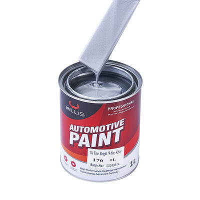 1K Acrylic Resin Liquid Coating Fine Bright White Silver Paint Moderate Brightness for Plastic Coating Thinner