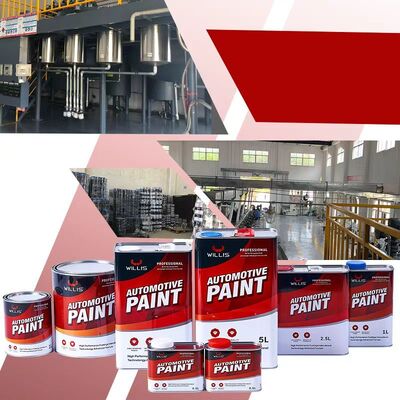 Customizable Color High Gloss Quick Drying 2K Solid Paint for Automotive Refinish and Car Touch Up