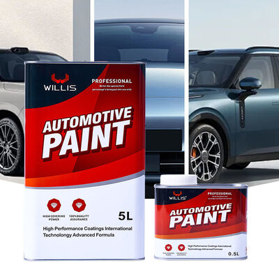 Willis W990 Clear Acrylic Resin Glossy Coating for Car Paint Refinish with Plastic Coating Easy Spray Application