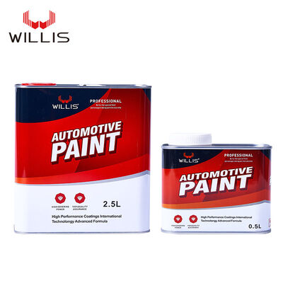 Low MOQ & Free Sample High Quality Metallic Car Paint Kit From China Factory: Basecoat, 2K Clear Coat with Hardener for Repair