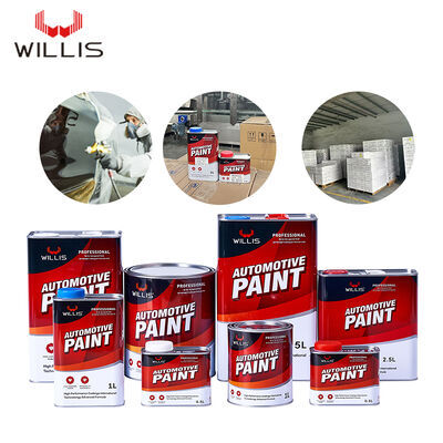 Car Paint Basecoat Auto Paint Toners WILLIS Brand Varnish Hardener Thinner Clear Coat Primer Epoxy Primer Paint Manufacturer