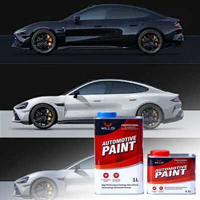 High Quality WILLIS Automotive 2K Car Spray Paint Lacquer Liquid Coating High Gloss Repair Plastic Boat Paint