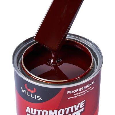 Autobody Car Touch up Paint Auto Repair Paint 1k Transparent Iron Red Acrylic Car Refinish Paint