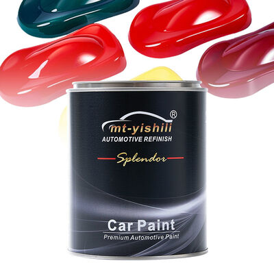 Factory Supply 1K Basecoat in Deep Maroon Red | High Coverage Acrylic Auto Paint for Car Refinishing | Easy Spray Application
