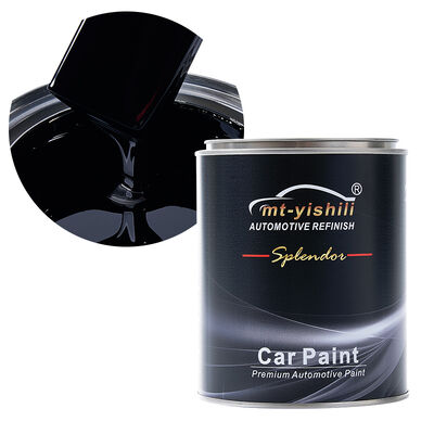 1K Super Black Auto Paint Spray | Acrylic Resin Car Coating with Solvent | Automotive Refinish Thinner, Factory Supply