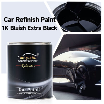 Low MOQ 1K Extra Black Automotive Paint Thinner - Acrylic Resin Spray for Car Refinishing & Touch-Up, Factory Supply