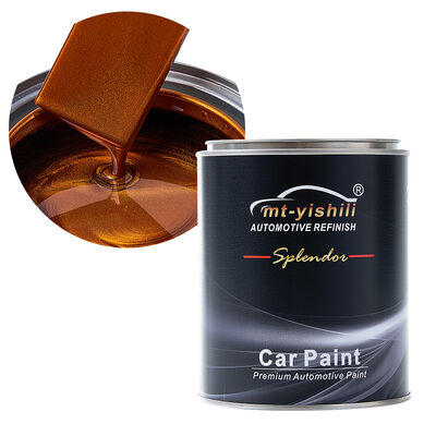 Car Paint 1K Orange Red Silver Chameleon Acrylic Coating for Automotive Repair | Color Shift Effect & Factory Direct