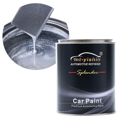 Factory Supplied Car Paint, Extra Coarse Silver Metallic Coating for Automotive Plastic Parts, Clear Coat/Thinner/Hardener