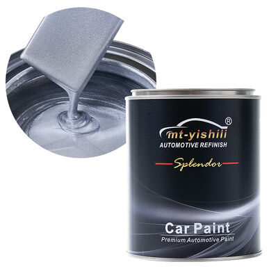 Fine Bright White Silver Metallic Paint | 1K Acrylic Resin Coating & Plastic Surfaces | High Gloss Spray Finish