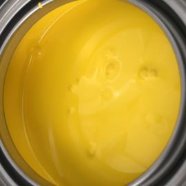Solid Metallic Lemon Yellow Car Paint , Bright Liquid 2k Automotive Paint