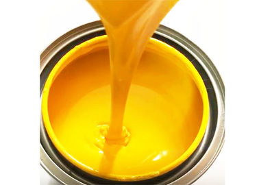 Solid Metallic Lemon Yellow Car Paint , Bright Liquid 2k Automotive Paint