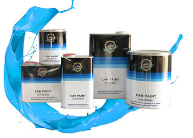 Low Smell Matte Black Car Paint , High Solubility Uv Resistant Clear Coat Automotive Use