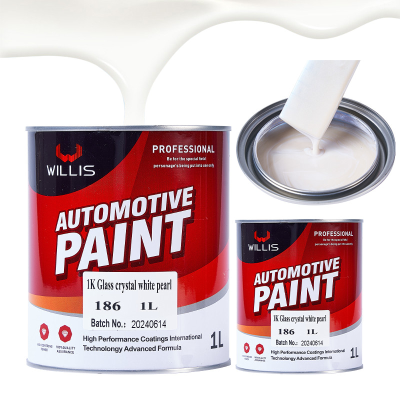 Bright Blue Pearlescent Car Paint Clear Acrylic Lacquer Pearl White Auto Paint High Solid Clear Coat