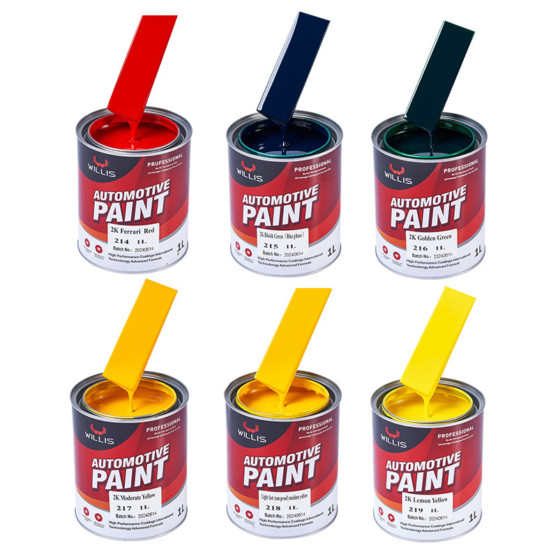 2K Solid Paint for Automotive Repair and Refinish with Chemical and Weathering Resistance