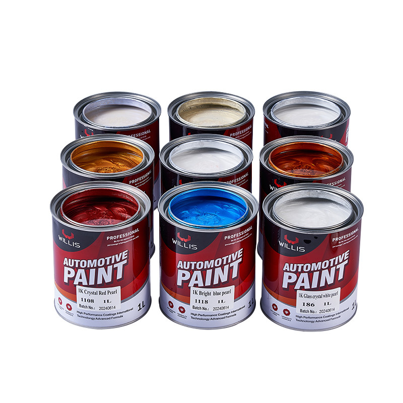 1K Pearl White Car Paint  Automotive Paint Liquid Coating Multiple Colors Easy To Apply OEM/ODM Services,Car Spray Paint