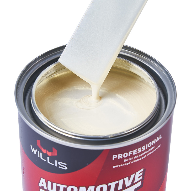 Crystal White Pearl Automotive Paint Strong Adhesion Acrylic Raw Material Auto Car Paint Metallic Automotive Paint