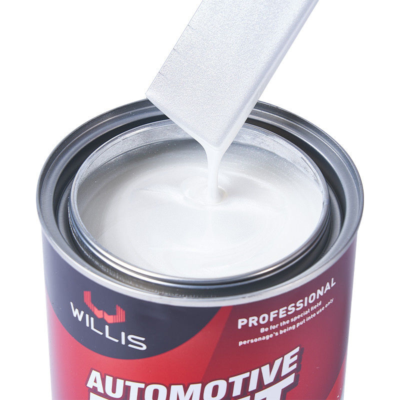 Acrylic Lacquer Metallic Pearl White Paint