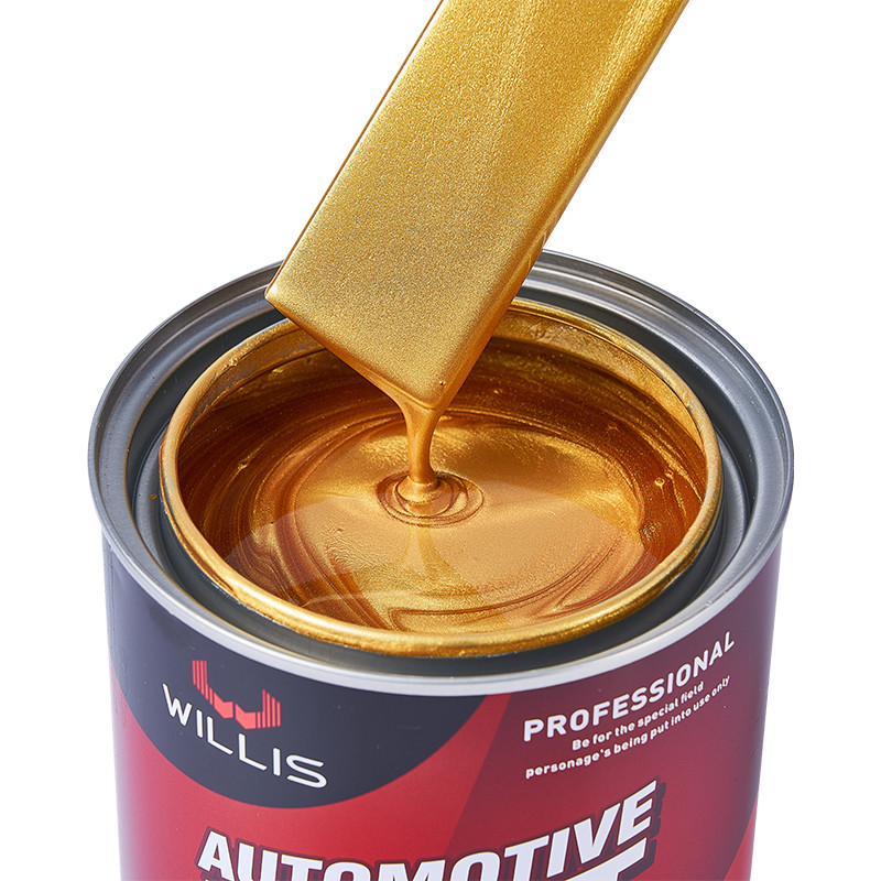 1K Pearl Car Paint for Customizable Liquid Coating in Golden Pearl Green Phase