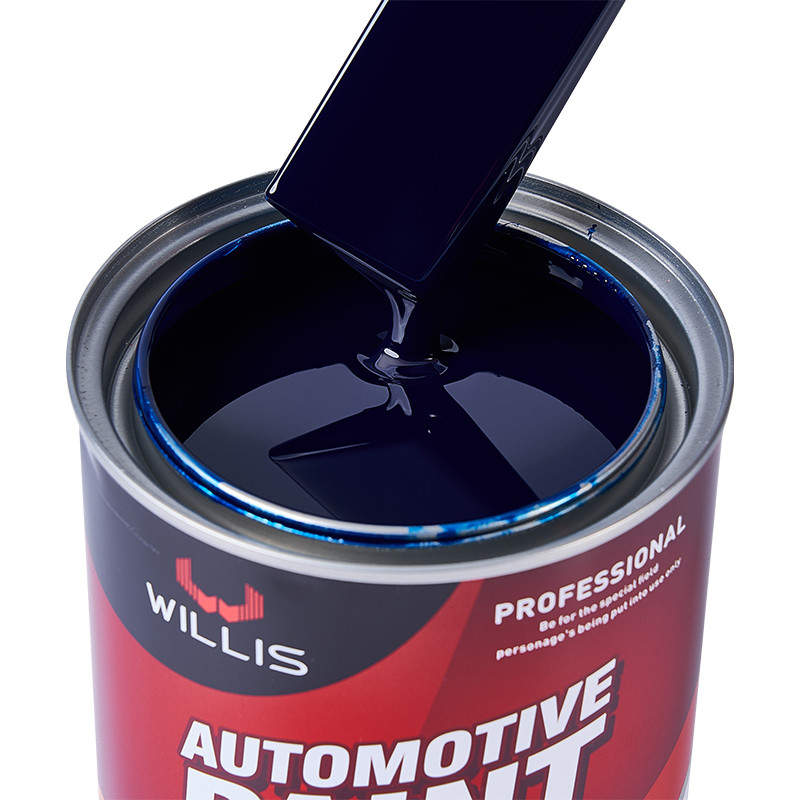 Furniture / Advertising 1K Car Paint High Hardness / Gloss Various Colors Blue Lake