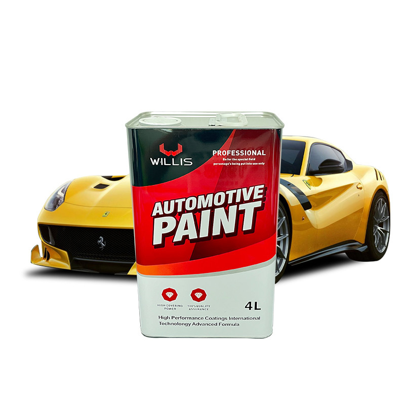 Liquid Substance Base Coat Paint For Cars , Auto Clear Coat Spray Paint With Tinters