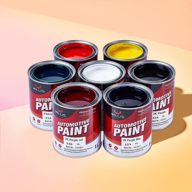 High Gloss 2K Solid Paint For Car Protection Resistant To Yellowing And Environmental Factors