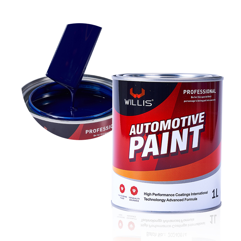 High Quality 2K Acrylic Car Paint Reddlish Blue Automotive Metallic Color Good Price Spray Paint Supply Car Repair Coating
