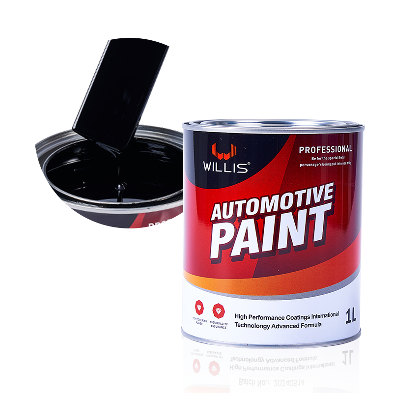 High Gloss 2K Bluish Extra Black Car Paint Liquid Coating Factory Supply Multiple Colors Low Price OEM Options Plastic Coating