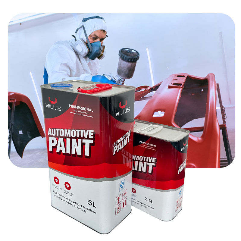 High Quality 2K Transparent Clearcoat Auto Paint Hardener Good Price Automotive Coating & Paint Factory