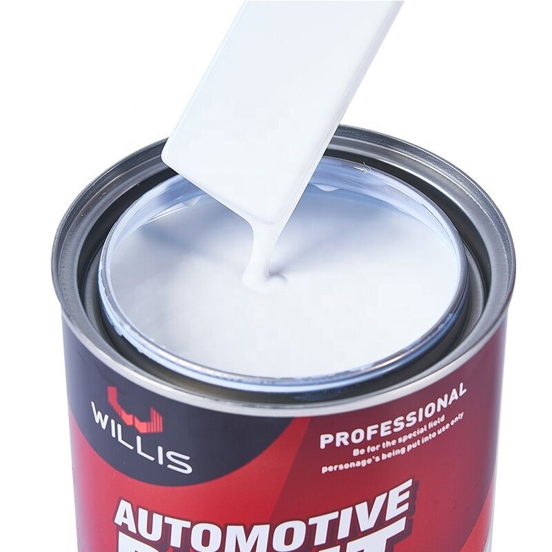 1K Car Transparent White Spray Paint One-component Acrylic Resin Liquid Car Repair Paint