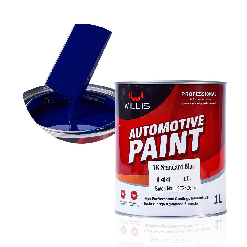 Factory Direct 1K Ultra-Low Price Blue One-Component Acrylic Resin Liquid Car Repair Paint Car Paint Thinner