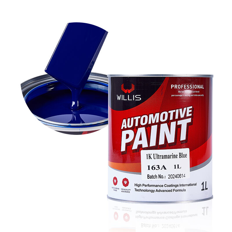 Hot Selling 1K Blue Automotive Repair Paint Single Component Acrylic Resin Low Price High Performance Primer Thinner Clear Spray