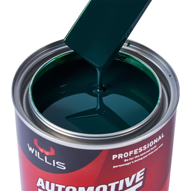 China Manufactured 1K Golden Green Auto Coating Basecoat Solid Car Paint 1K 2K Car Repair Refinish Acrylic Paint Spray