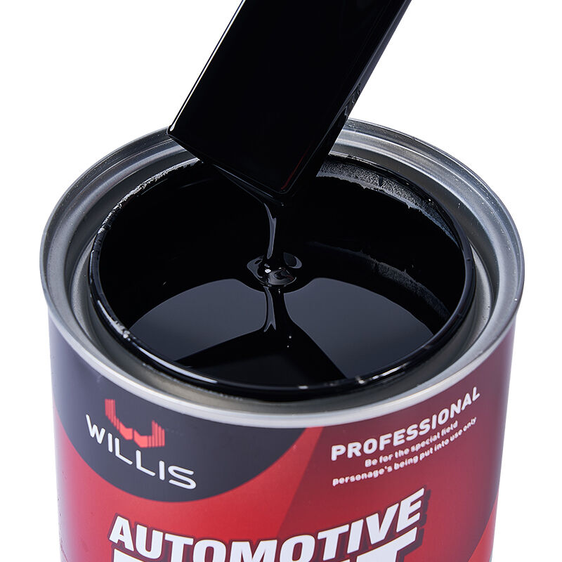 Hot Selling 1K Economical Black Acrylic Resin Car Repair Paint High-Performance Thinner & Liquid Coating for Car