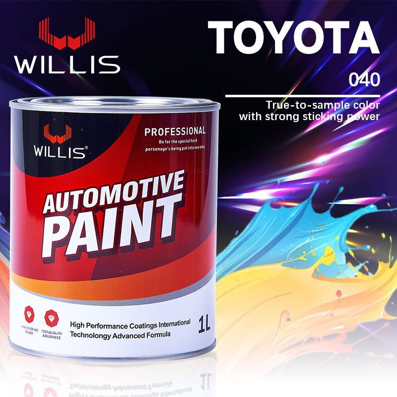 Customizable Color High Gloss Quick Drying 2K Solid Paint for Automotive Refinish and Car Touch Up
