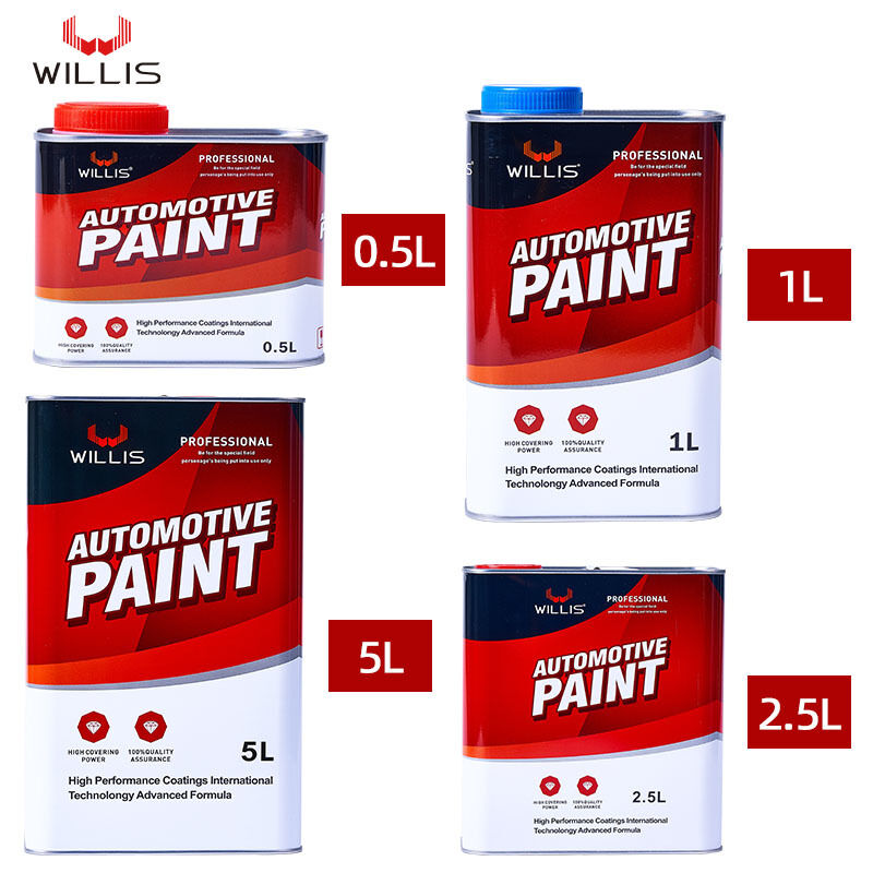 Permanent UV Protection Car Paint Kit: High Gloss 2K Clear Coat System with Hardener & Varnish, Wholesale Factory Set
