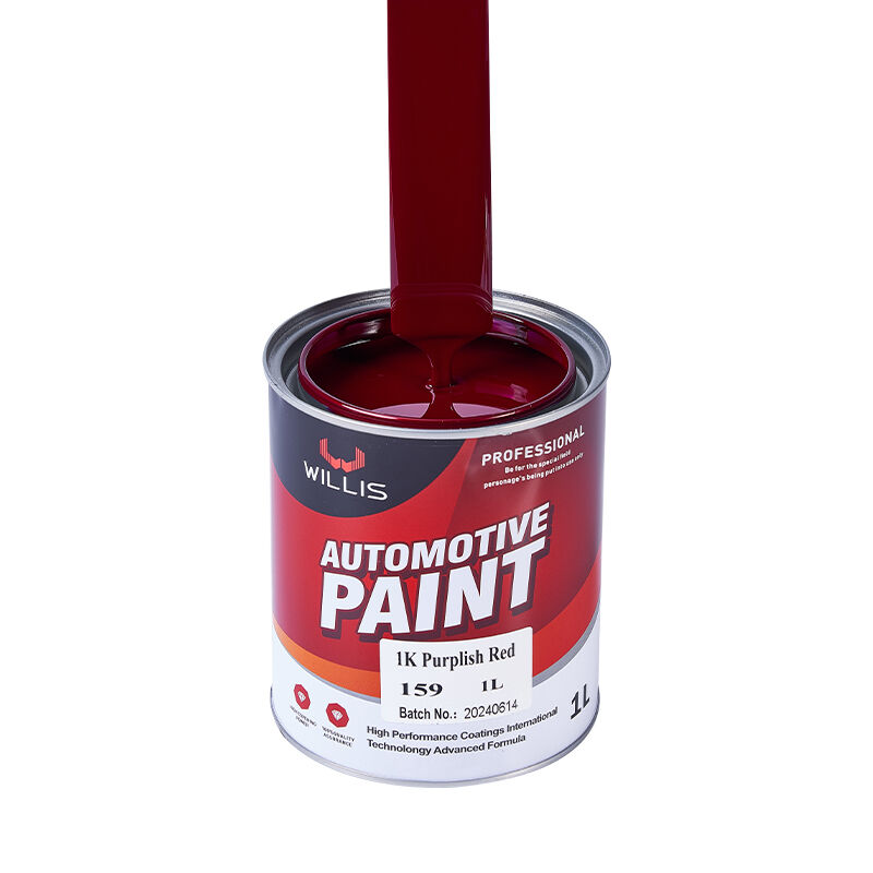 Factory Direct 1K Purple Red Car Paint Thinner Liquid Curing Agent for Vehicle Color Spray Painting and Coating Repair