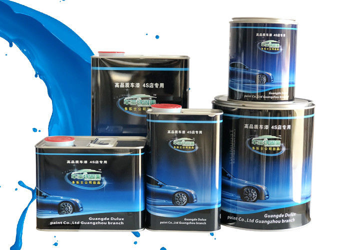 Solid Metallic Lemon Yellow Car Paint , Bright Liquid 2k Automotive Paint